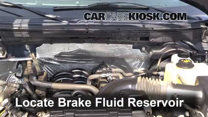 2009-2014 Ford F-150 Brake Fluid Level Check - 2012 Ford F-150 XLT 5.0L